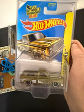 2014 Hot Wheels '83 Chevrolet Chevy Silverado gold sth