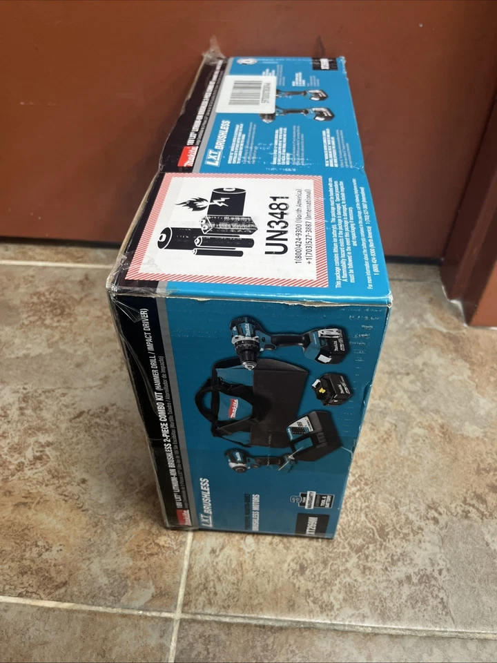 Makita XT269M 18V LXT Brushless Drill/Driver Combo Kit new!!!! - Image 2 of 4