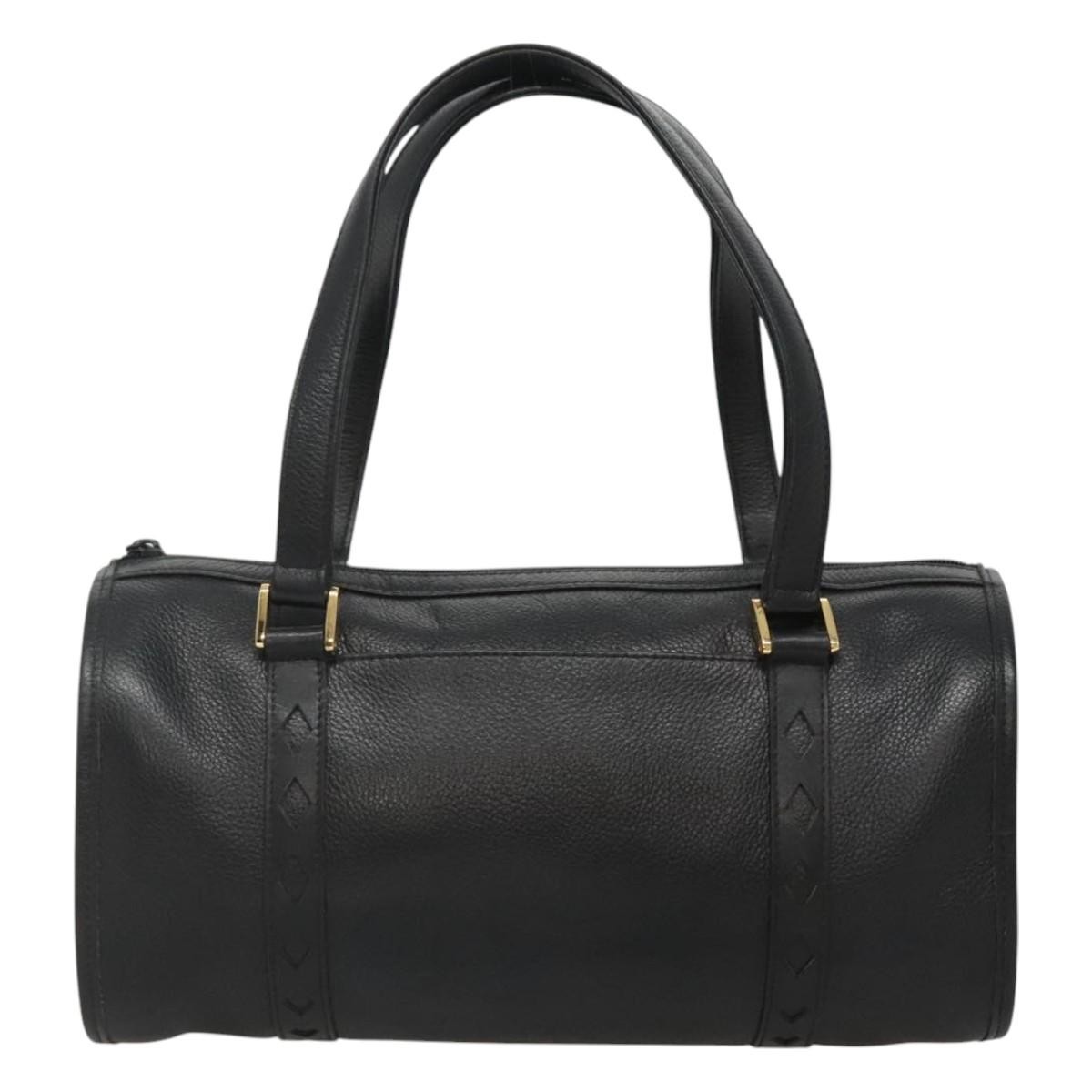 Saint Laurent Solferino Borsa In Pelle Nera Autentica