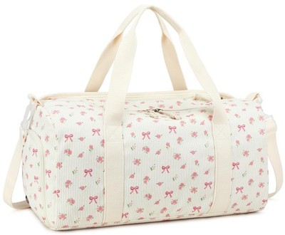 Duffle Bag for Girls, Kids and Teens, Cute Dance and Gym Bag with Shoe Compar...