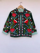 women's wear party wear coat Handmade uzbek suzani velvet jacket boho chic coat