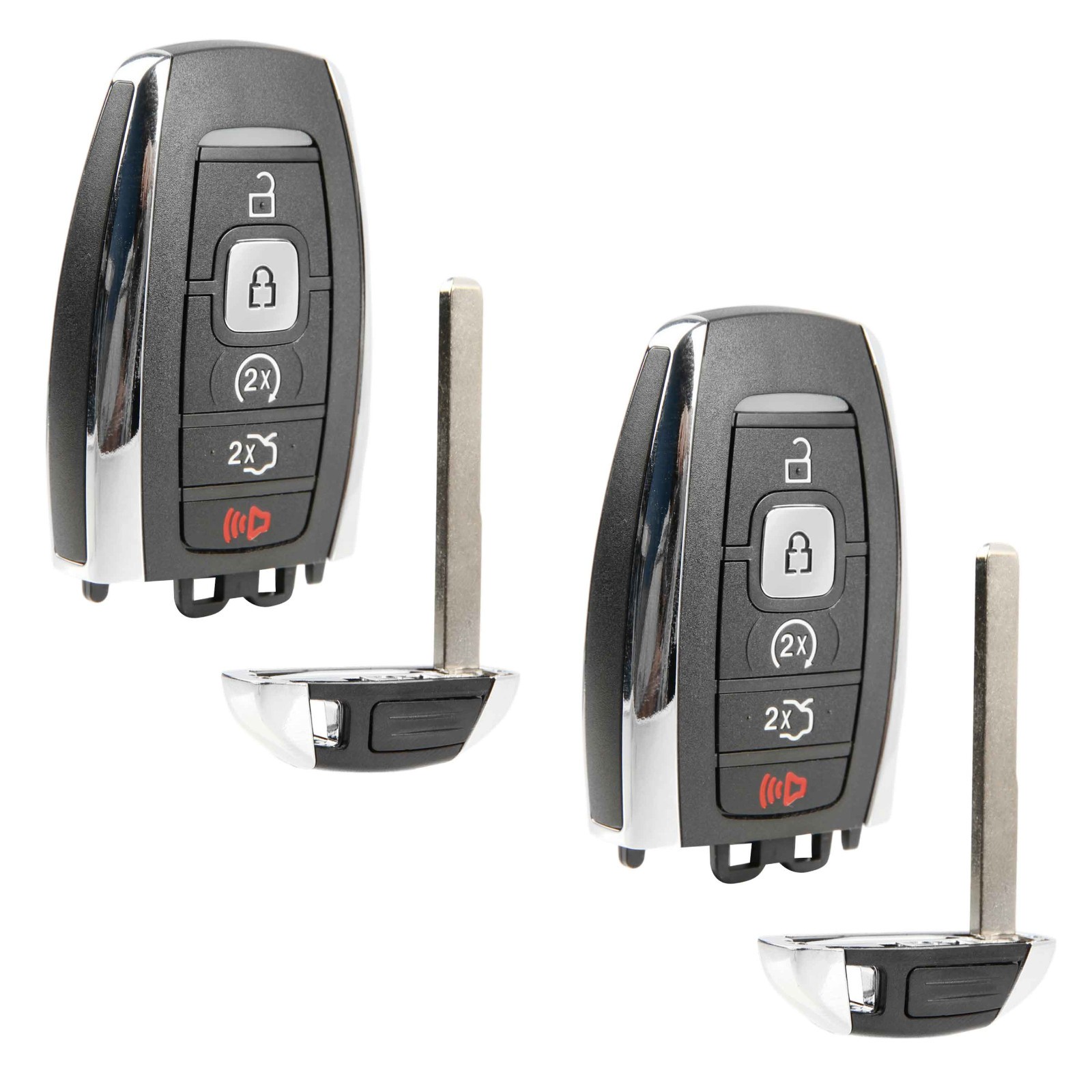 2 For 2017 2018 2019 Lincoln Continental MKC MKZ Aviator Keyless Entry Smart Fob