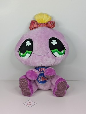 Littlest Pet Shop VIP Purple Spider (Hasbro, Plush 8'' 2007) BRAND NEW w/ CODE