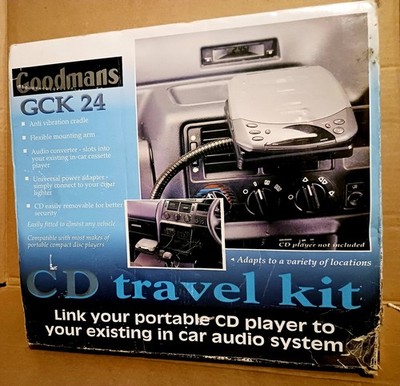 GCK 24 CD Travel Kit - Verbinden Sie Ihren tragbaren CD-Player mit Ihrem vorhandenen im Auto...