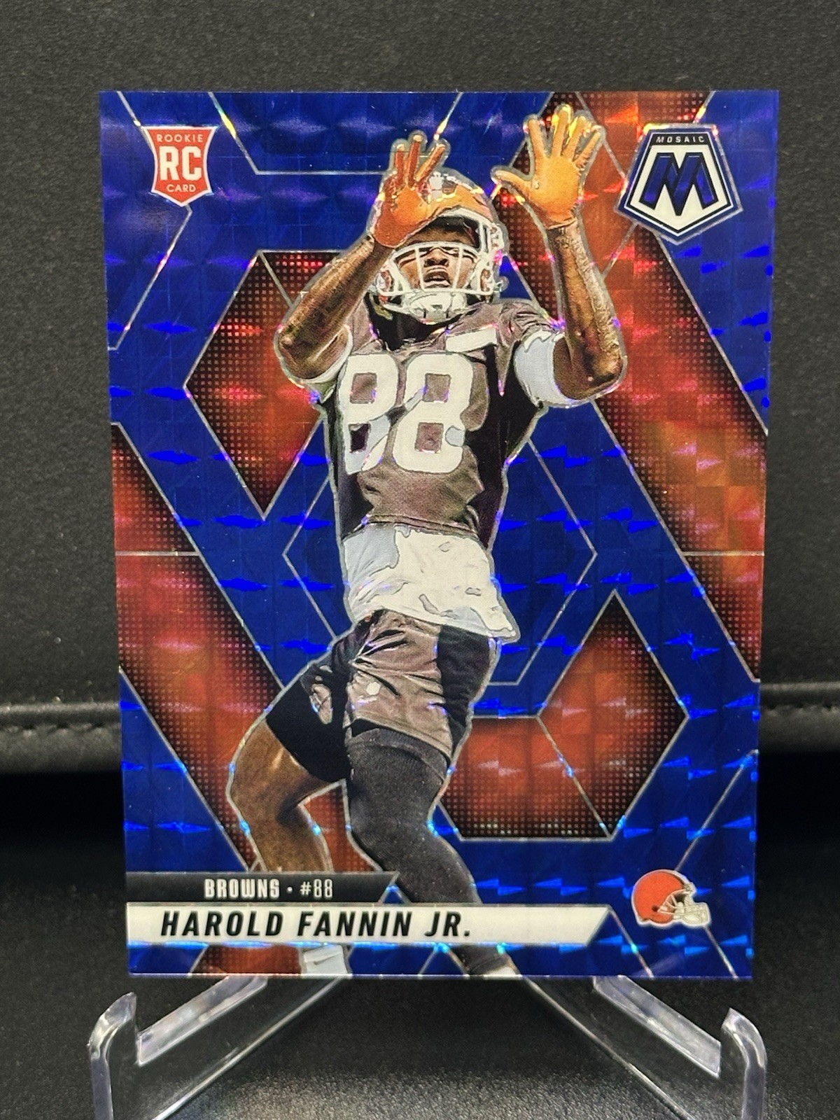 HAROLD FANNIN JR. 2025 Mosaic #384 BLUE Prizm 88/99 RC Rookie Jersey # Match!