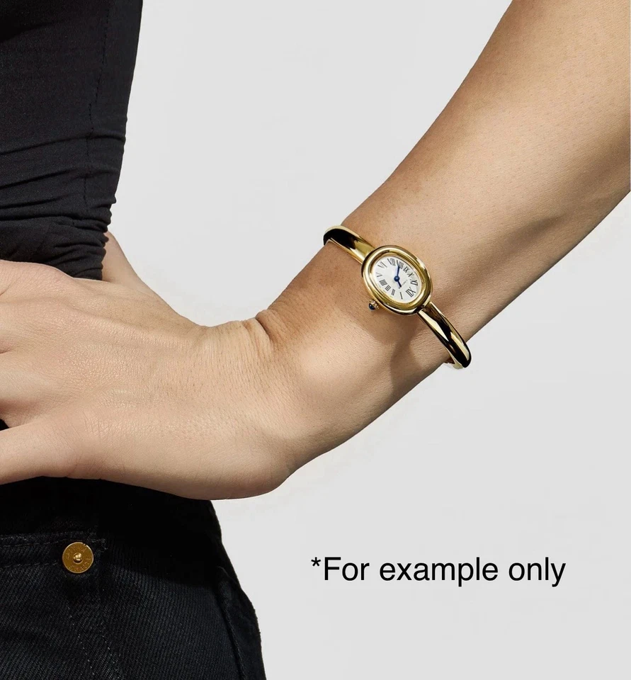 ❤️ Elegante Reloj de Cuarzo PEDRE Mini 'Baignoire Brazalete' Inspirado NUEVO COMO NUEVO Foto 2 de 4