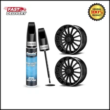 Gloss Black Rim Touch Up Paint, Wheel Scratch Repair Touch Up Paint Pen, Quic...