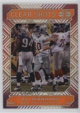 2020 Panini Illusions Clear Shots Orange Eli Manning #14 07qd