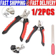 Pet Dog Cat Stainless Steel Professional Nail Toe Trimmer Clipper Grooming Tool