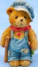 Cherished Teddies Tiny Ted-Bear  God Bless Us Everyone  1994 Enesco Figurine