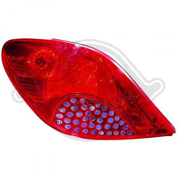 Diederichs RüCkleuchte Links 06-09 3/5T FüR Peugeot 207 06-09-image