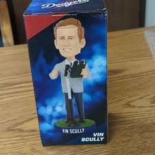 Vin Scully Brooklyn Dodgers Vintage Baseball Bobblehead Collectible 2013 NIB