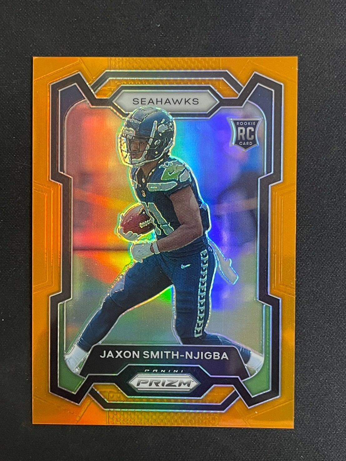 Jaxon Smith-Njigba 2023 Panini Prizm /249 RC Rookie Orange Prizm #390