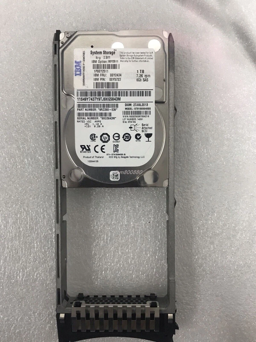 IBM 1 TB 64 MB Cache Internal Hard Disk Drives for sale | eBay