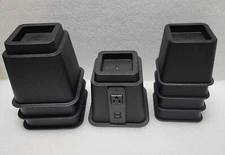 Furniture Bed Risers with Power Outlet and USB Ports Adjustable Heavy Duty 4 PCS