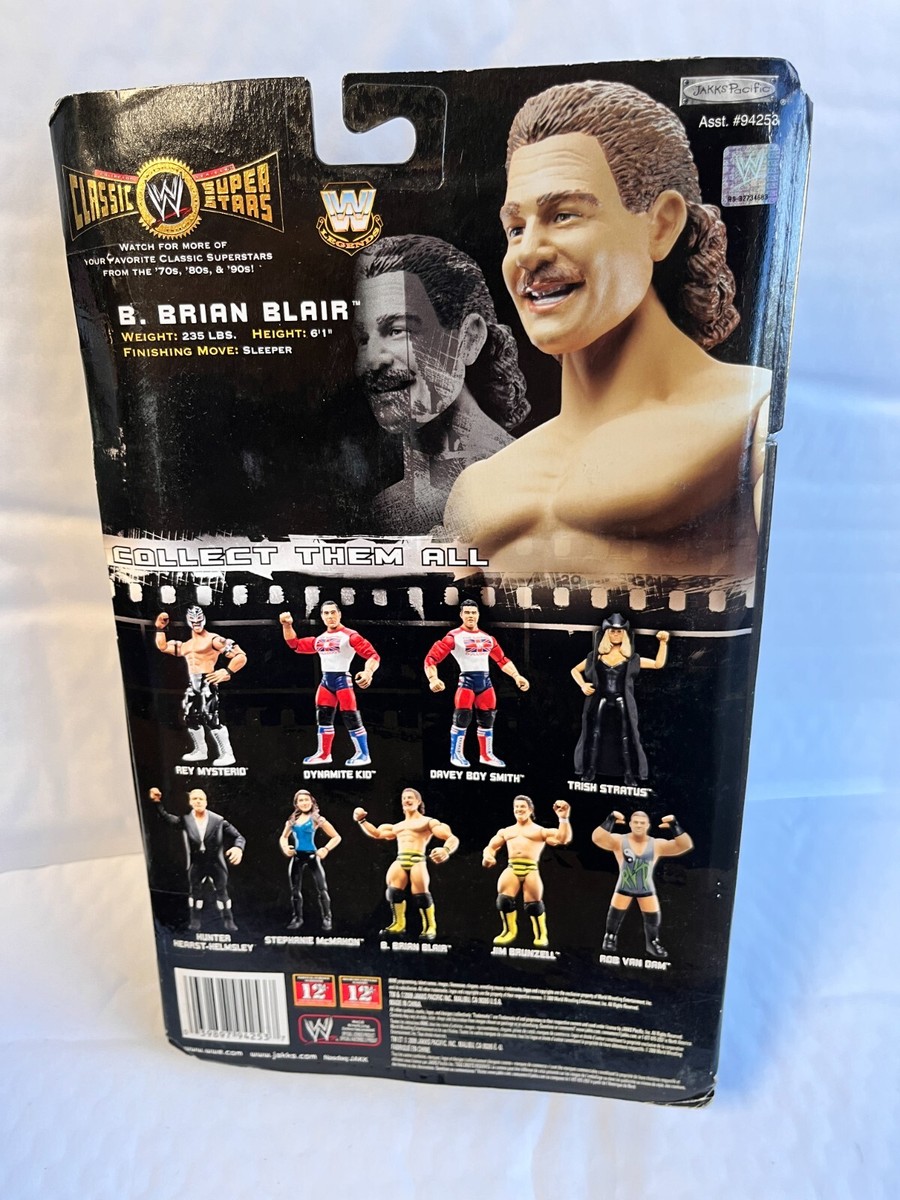 WWE WWF B. BRIAN BLAIR CLASSIC SERIES 24 JAKKS WRESTLING