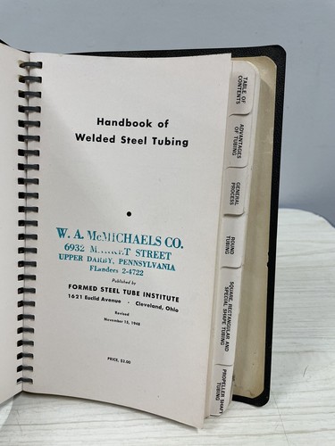 Handbook of Welded Steel Tubing  1948 In Excellent Condition!! - Bild 8 von 11