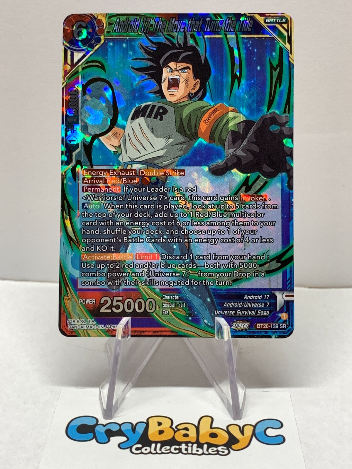 Dragon Ball Super Android 17, The Move That Turns the Tide BT20-139 SR