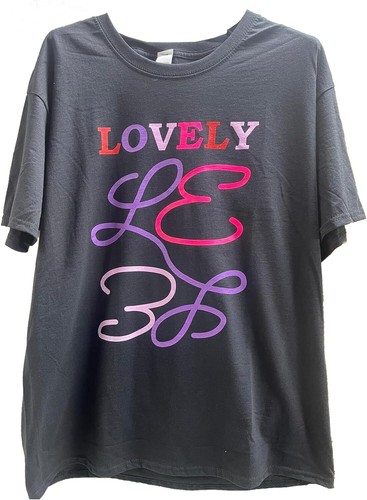 Ladies Short Sleeve Stretchy Oversized Lovely Slogan Print Party Wear TShirt Top - Picture 2 of 11