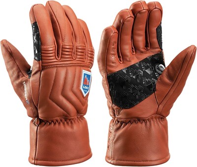 Leki Marbec 3D Leather Ski Gloves Men's - Size 7 - Maroon - NEW | eBay