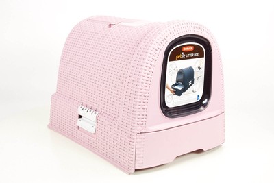 pink litter box