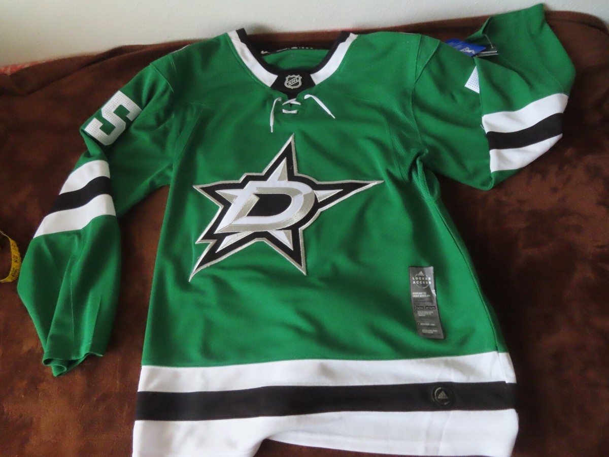 Adidas Authentic #55 connell Dallas Stars NHL Victory Green Jersey