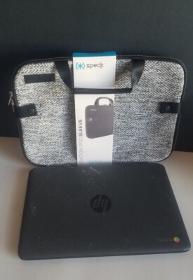 Speck Station Pro Zip Up Computer/ Tablet Sleeve ProtectorW/ Handle Marble