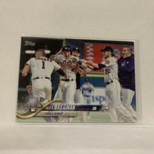 #39 Alex Bregman Houston Astros World series Highlights Series 1 2018 Topps Base