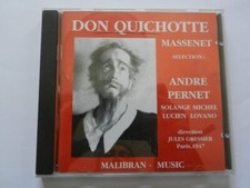 MASSENET Don Quichotte Pernet  CD Musica Classica Collezione
