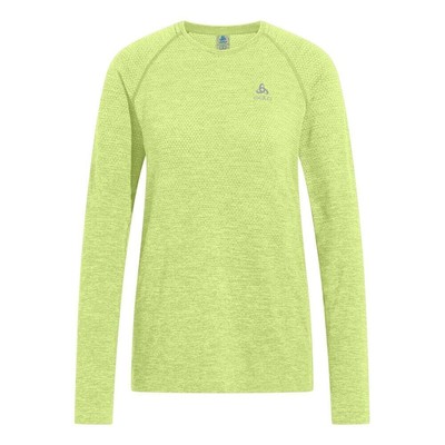 Odlo Laufshirt Damen Langarm Essential Seamless Sport Oberteil I Fitness Shir...