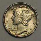 #3 GEM Business Uncirculated++ full bands 1942 S Nicer Low Mintage Mercury Dime