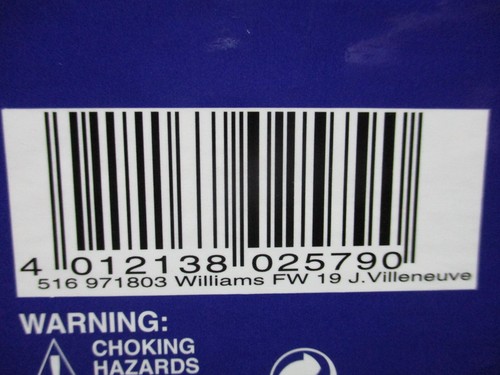 1:18 Scale Jacques Villeneuve WORLD CHAMPION 1997 Williams Renault FW19 F1 Car - Picture 5 of 5