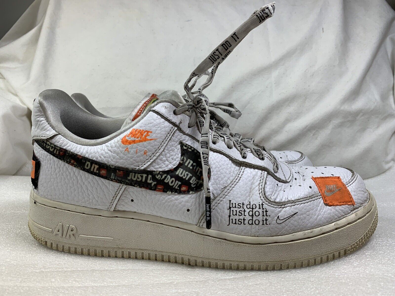 cylinder Catastrophe militia Size 9.5 - Nike Air Force 1 Low '07 Premium Just Do It 2018 for sale online  | eBay