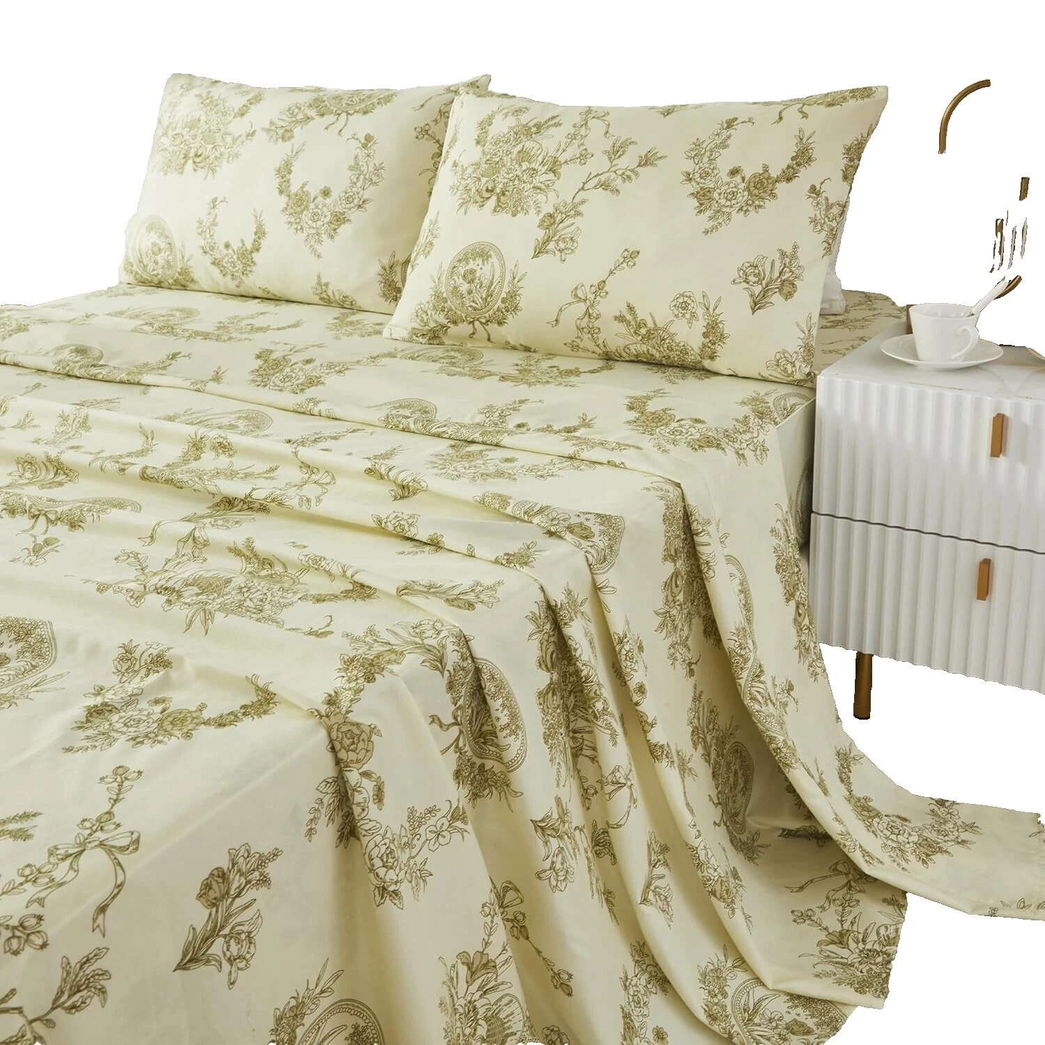 FLORAL POLIALGODÓN sábanas