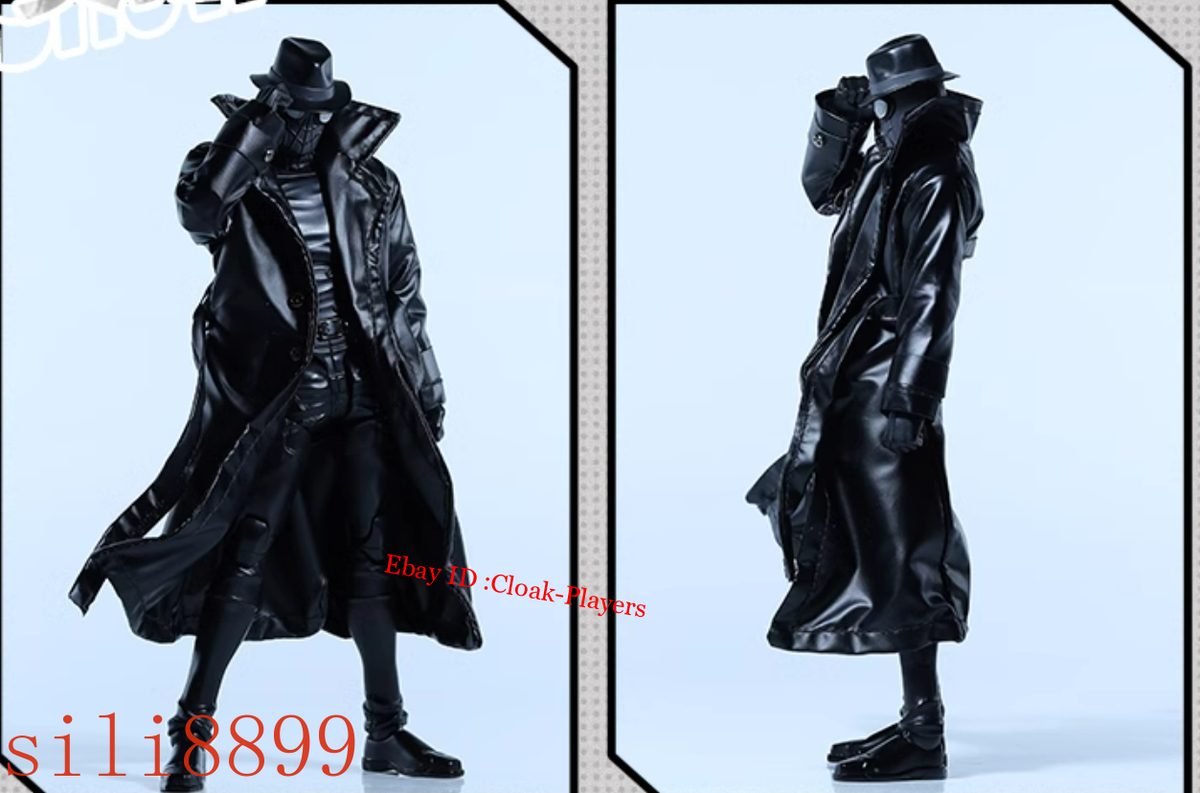 Custom Black Wired Coat For SV-Action Spider-Man Noir（No Figure