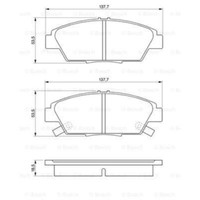 Bosch Bremsbelagsatz Scheibenbremse FüR Honda Prelude V 2.0 16V Accord 1.9I