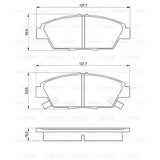 Plaquette de frein Honda PRELUDE