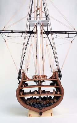 USS Constitution 1/75 Cross Section Wooden Model Ship Model Kit Shicheng