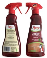 2x 375ml Poliboy Leder Intensiv Pflege Spray pflegt & schützt mit Bienenwachs