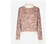 Essentiel Sweater Medium Pink Cream  Italy Soft Cozy Chunky