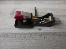 Sanyo/Fisher Tested Vintage MM Cartridge Mounted  W/Good Stylus Plug N Play