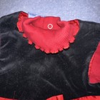 KOALA KIDS TURTLE NECK AND BLACK W/RED EMBROIDERED FLOWERS DRESS 12 MO OUTFIT — photo 5