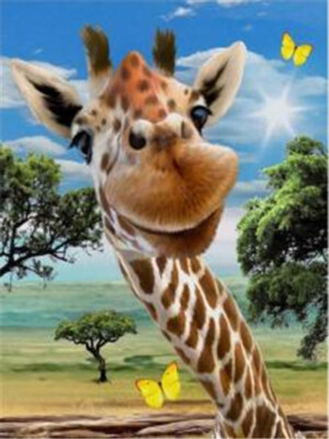 Diamond Painting Giraffe 50x40 cm TinkerBox  - Neu