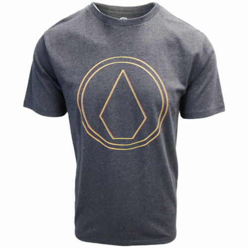 Volcom Men's Heather Black Pinner HTH S/S T-Shirts (S12) - Picture 1 of 6