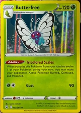 Butterfree Holo Rare - 003/264 - Fusion Strike Pokemon 2021