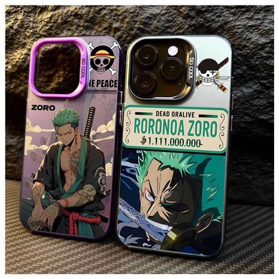 One Piece Zoro Cartoon Phone Case For iPhone 15 14 13 Pro Max 11