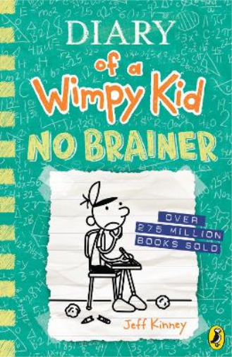 Jeff Kinney Diary of a Wimpy Kid: No Brainer (Book 18) (Copertina rigida)
