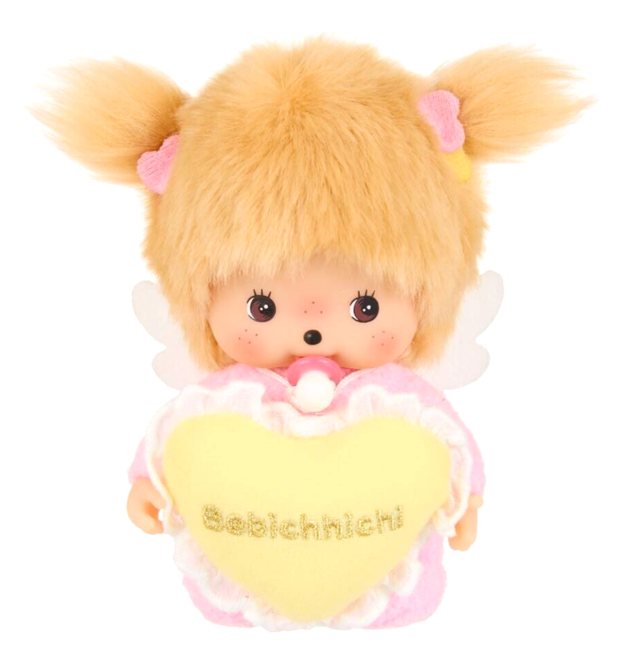* vintage figure ୨୧ * 可愛い可愛い バンビちゃん Monchhichi Bebichhitchi Girl S Love Happy Angel 50th