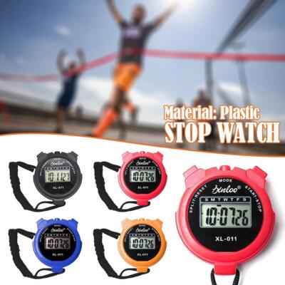 Sports Stopwatch Timer with Alarm and Counter Digital Handheld Tool т V4Y3  K4Q2