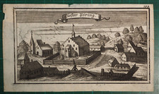 Closter P�ring at Zorneding Obb. - org. Copper engraving by A. W. Ertl (Ertel) 1705